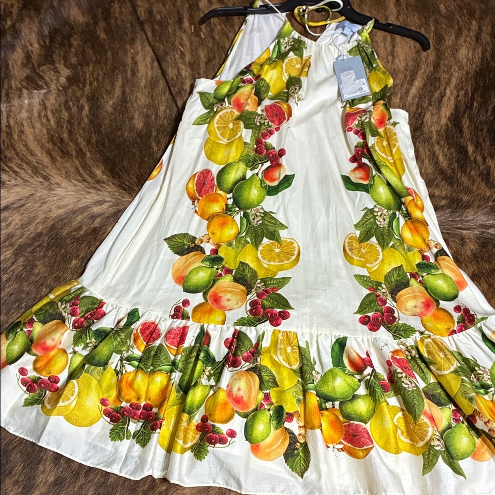 Antonio Melani fruity dress in size 4 NWT